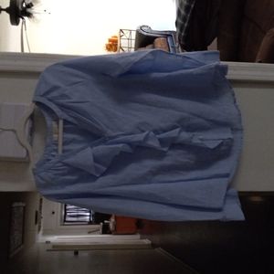 Loft large ladies blue blouse